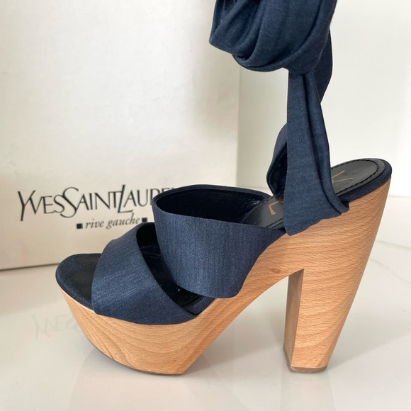 AUTHENTIC YSL PLATFORMS - Picture 1 of 11